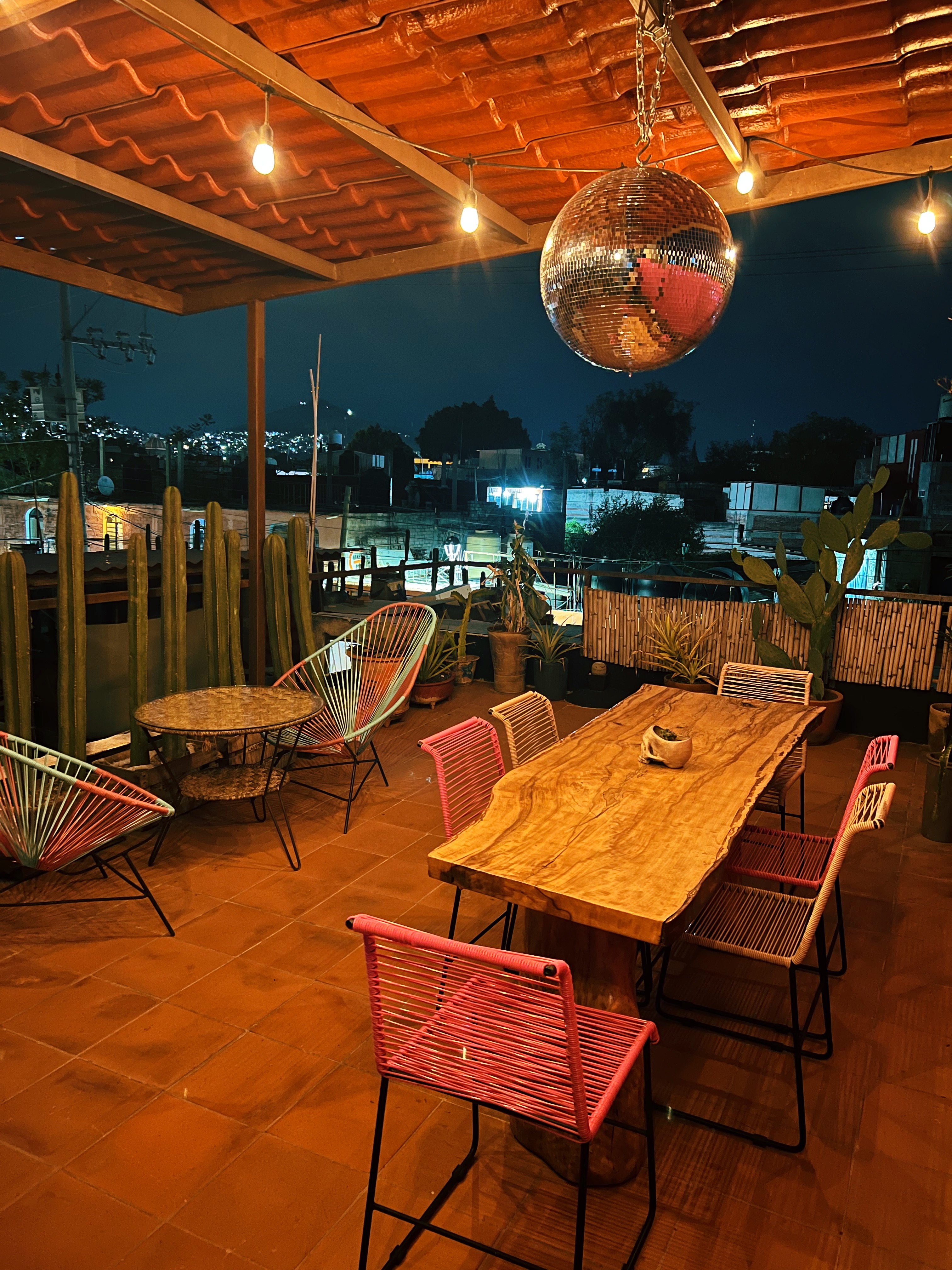 terraza in Oaxaca city
